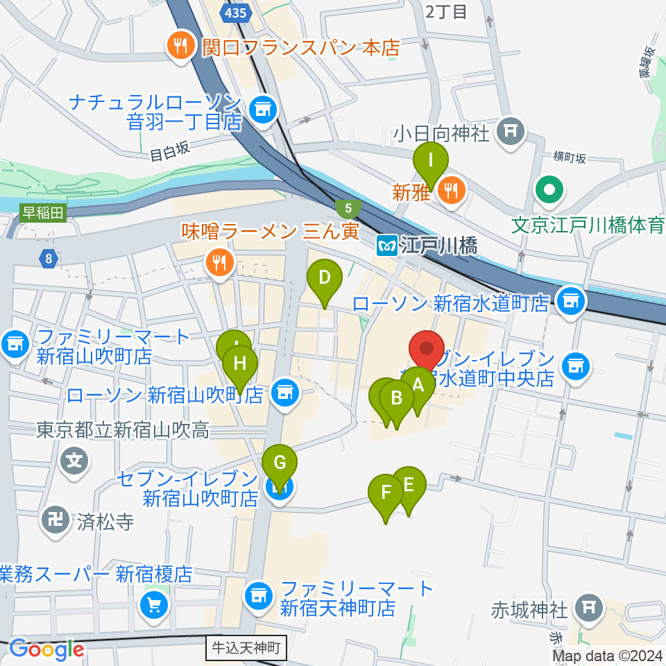 ピアノパッサージュ周辺のホテル一覧地図