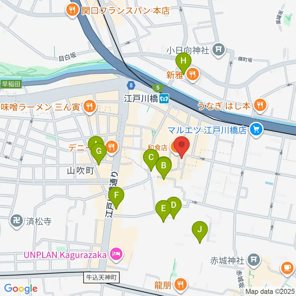 ピアノパッサージュ周辺のホテル一覧地図