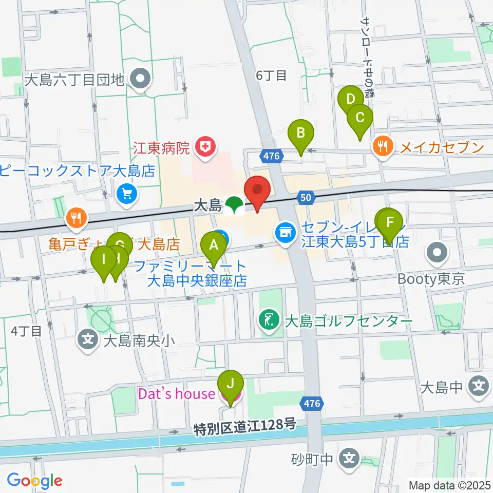 英会話とピアノの教室グローリーアカデミー周辺のホテル一覧地図