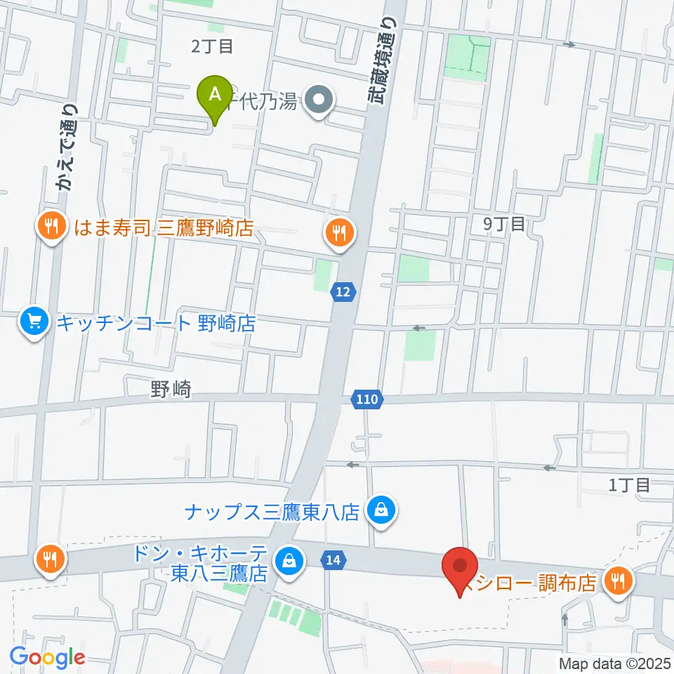 パルナスタジオ周辺のホテル一覧地図