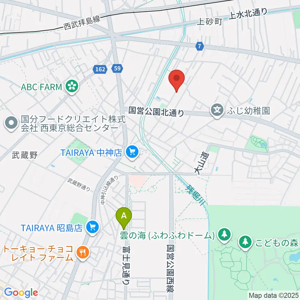 ピアノメンテナンスサービス周辺のホテル一覧地図