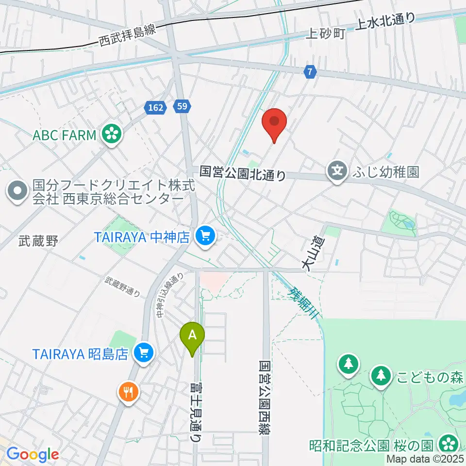 ピアノメンテナンスサービス周辺のホテル一覧地図