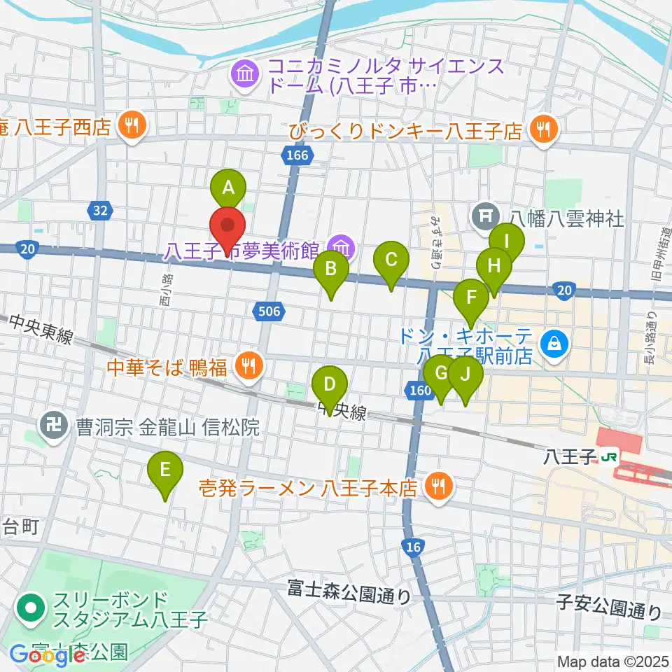 中之島流大正琴・大正琴広場周辺のホテル一覧地図