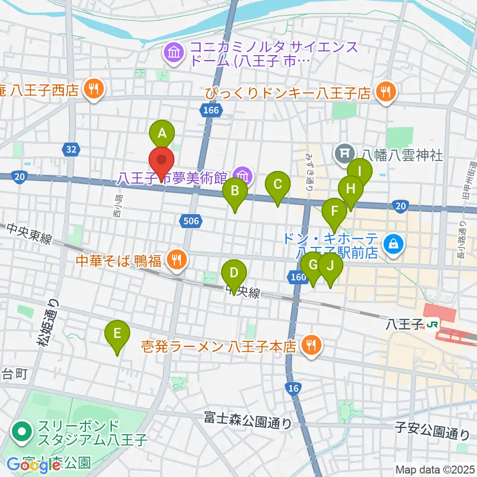 中之島流大正琴・大正琴広場周辺のホテル一覧地図