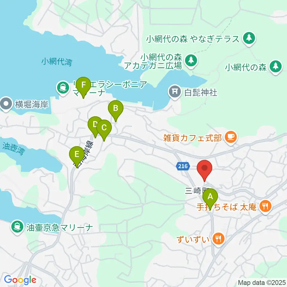 ぴよよ楽器周辺のホテル一覧地図