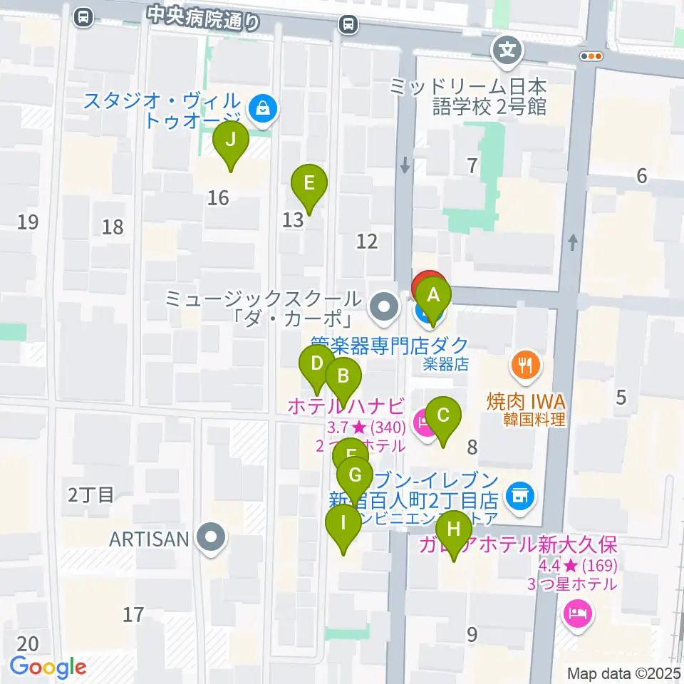 スペースDo(ドゥ)周辺のホテル一覧地図