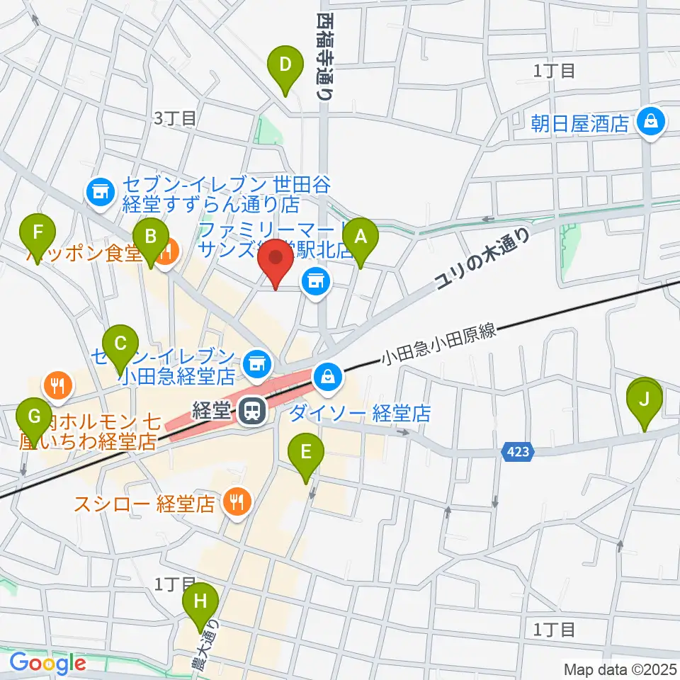 三味線亀屋邦楽器周辺のホテル一覧地図