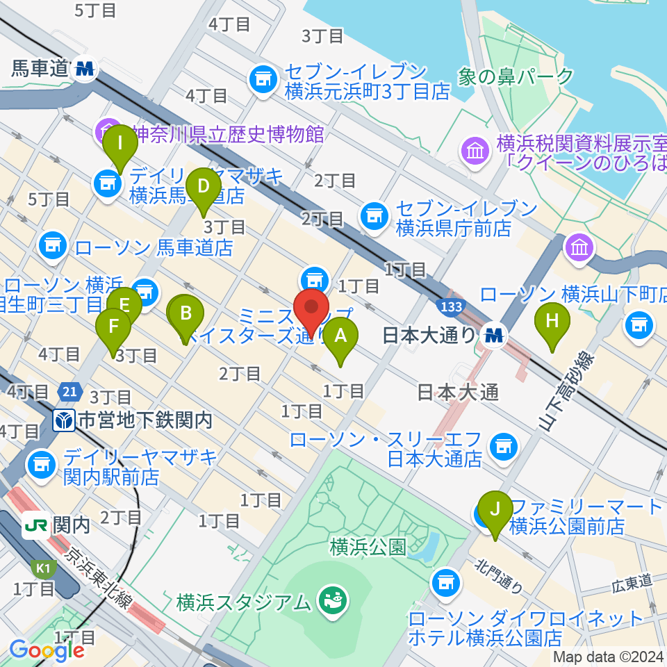 A.B.SMILE周辺のホテル一覧地図