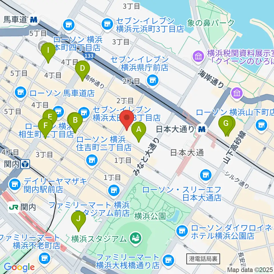 A.B.SMILE周辺のホテル一覧地図