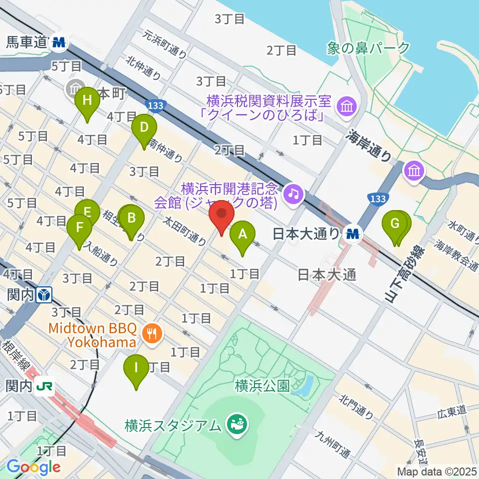 A.B.SMILE周辺のホテル一覧地図