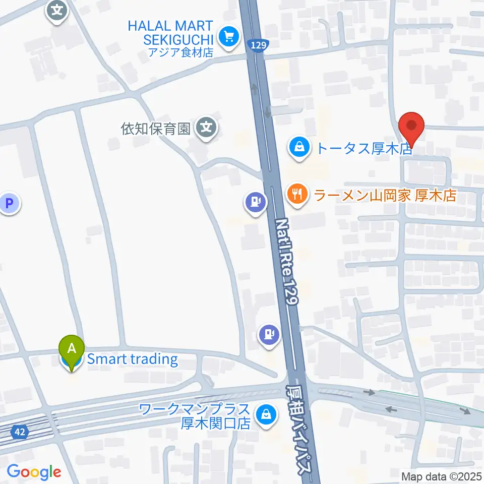 厚木のピアノ職人VIRA JAPAN周辺のホテル一覧地図