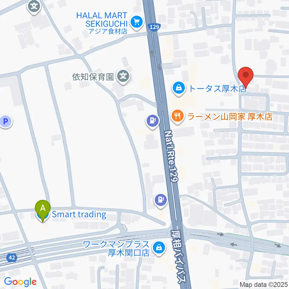 厚木のピアノ職人VIRA JAPAN周辺のホテル一覧地図