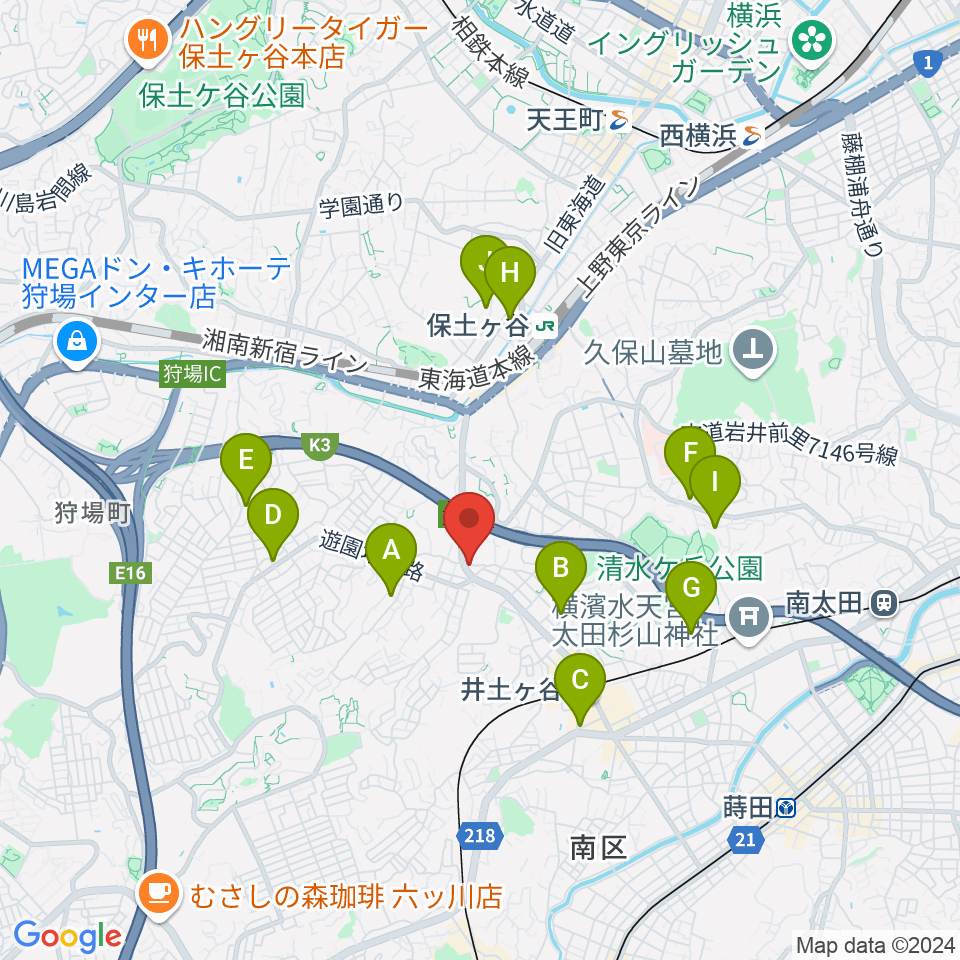 アダチ音研 ドラム義塾周辺のホテル一覧地図