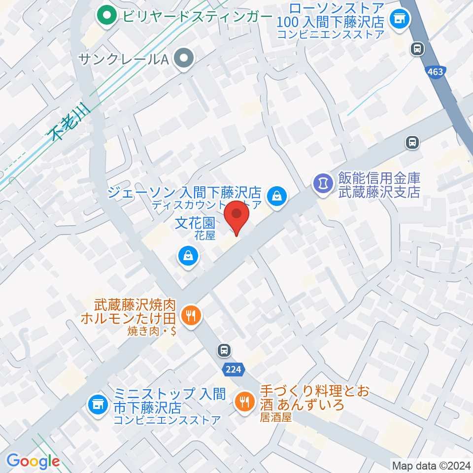 マインズ・ミュージック・スタジオ周辺のホテル一覧地図