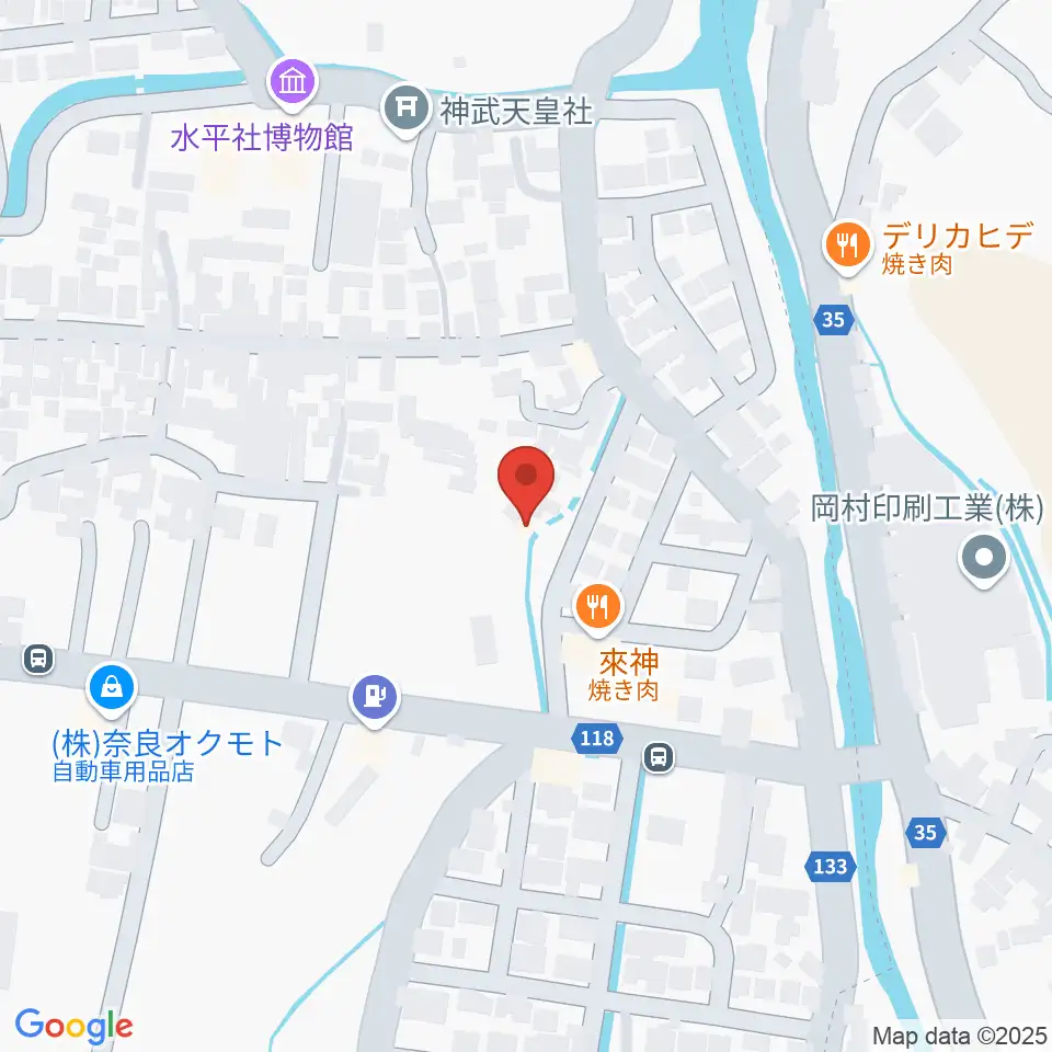 丸山ギター工房 クラフトM周辺のホテル一覧地図