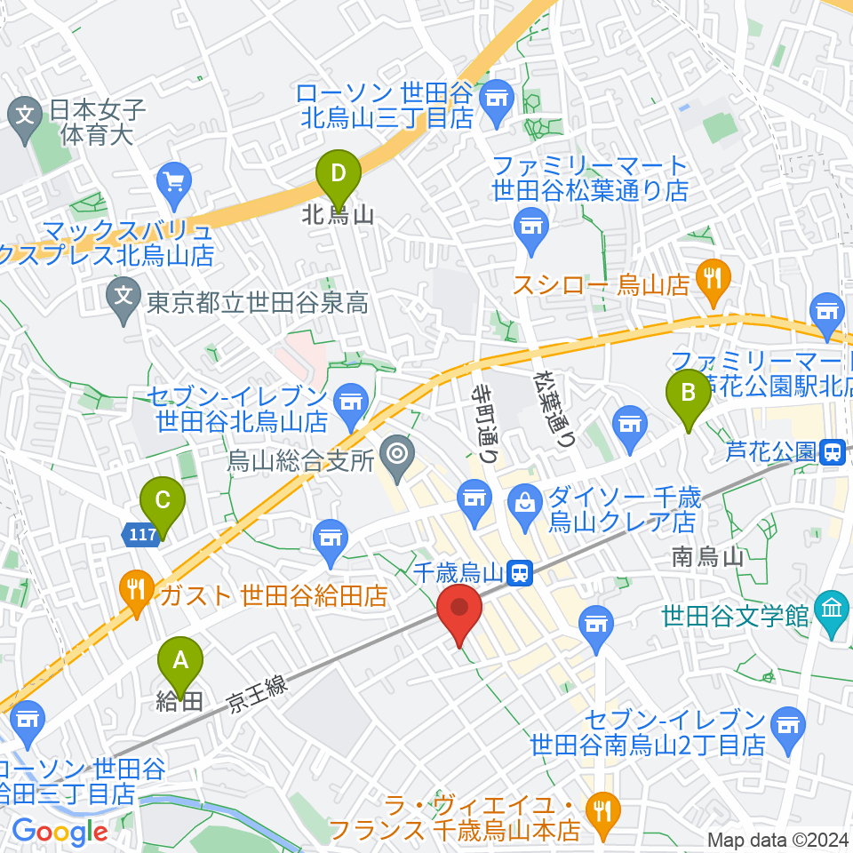 イナモリ・メソッド研究会 東京本部教室周辺のホテル一覧地図
