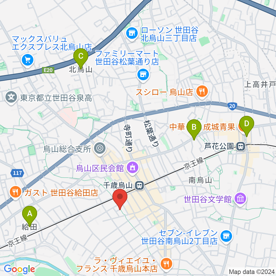 イナモリ・メソッド研究会 東京本部教室周辺のホテル一覧地図