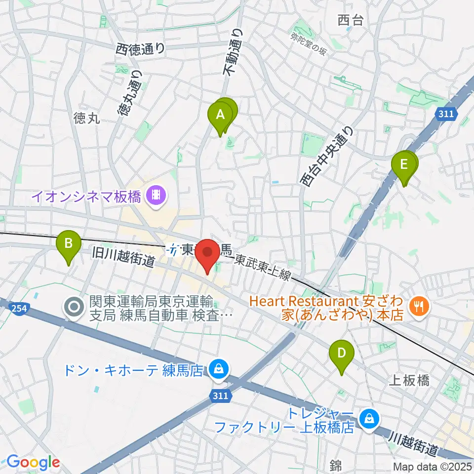 クライネ・ビューネ音楽教室周辺のホテル一覧地図