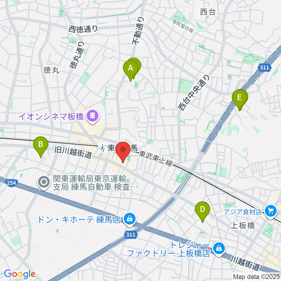 クライネ・ビューネ音楽教室周辺のホテル一覧地図