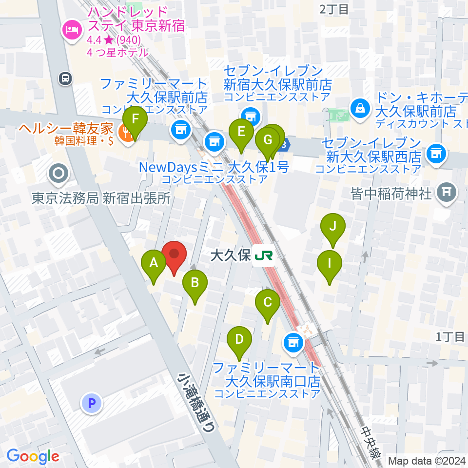 石森管楽器周辺のホテル一覧地図