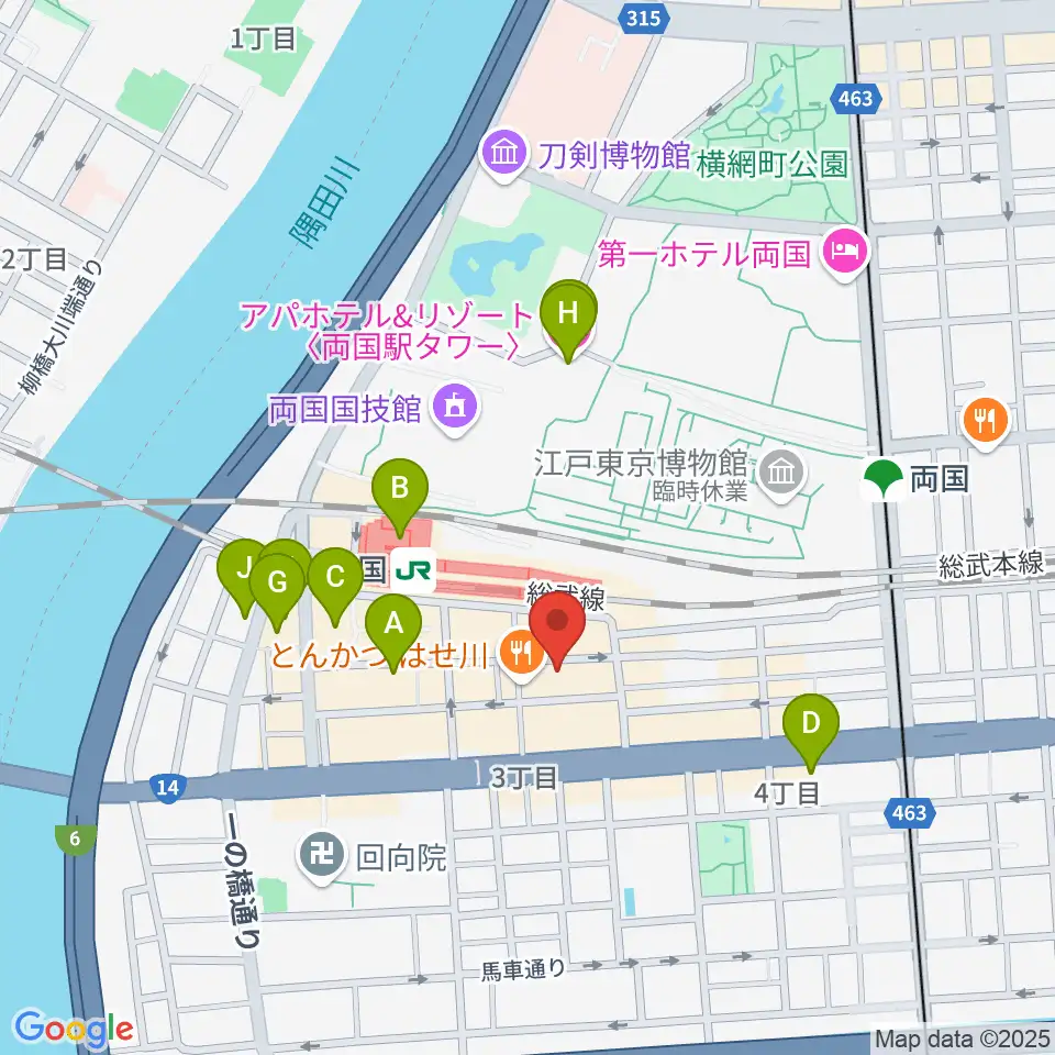 大沢フラメンコアカデミー周辺のホテル一覧地図