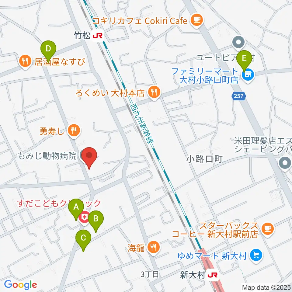 スタヂオギター教室周辺のホテル一覧地図