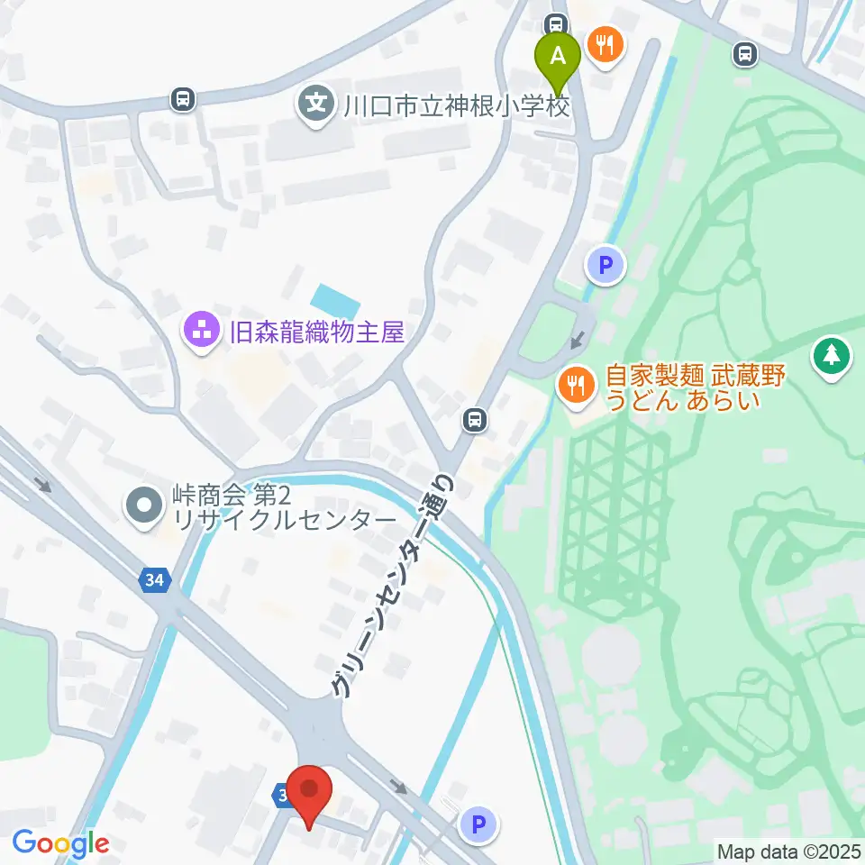 齋藤楽器工房(SAITO GUITARS)周辺のホテル一覧地図