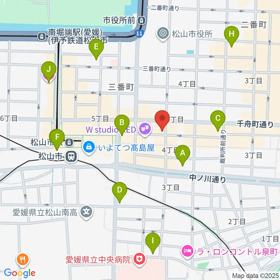 M.D.Tミュージックスクール周辺のホテル一覧地図