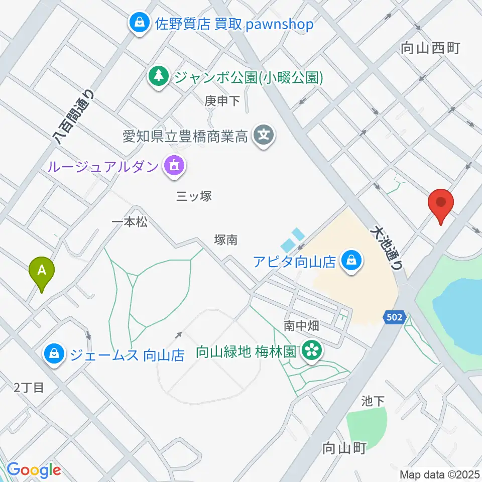 音楽創生ピアノフォルテ周辺のホテル一覧地図