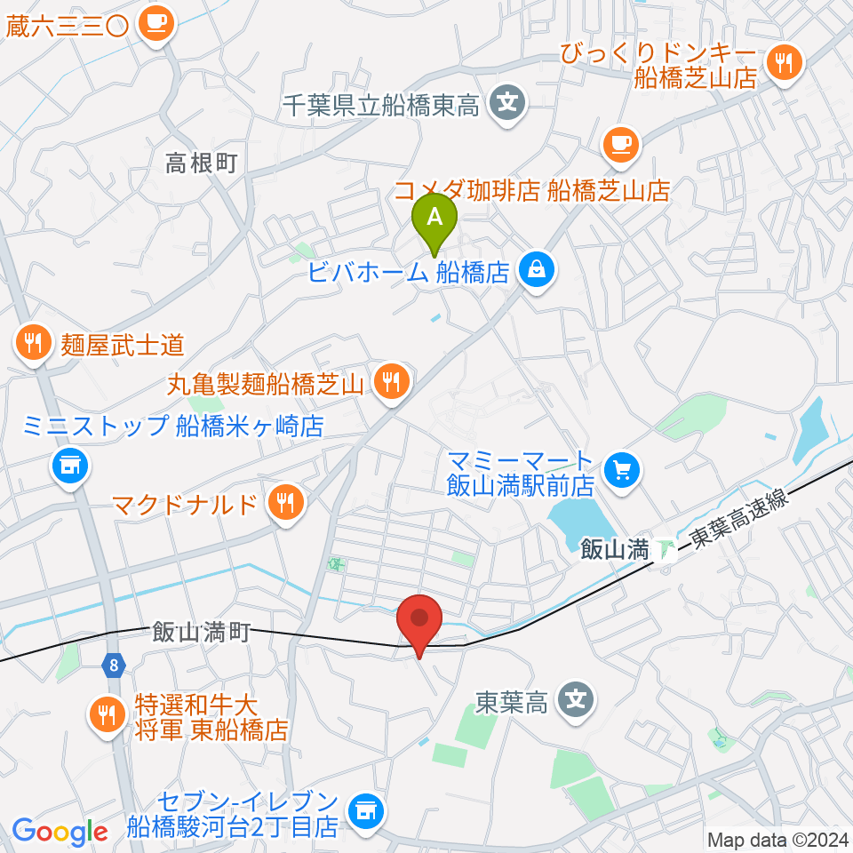 音楽空間SOLA周辺のホテル一覧地図