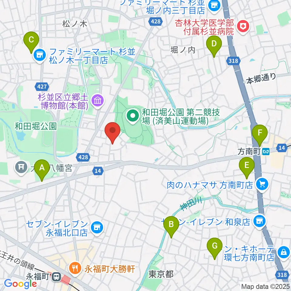 Salon O周辺のホテル一覧地図