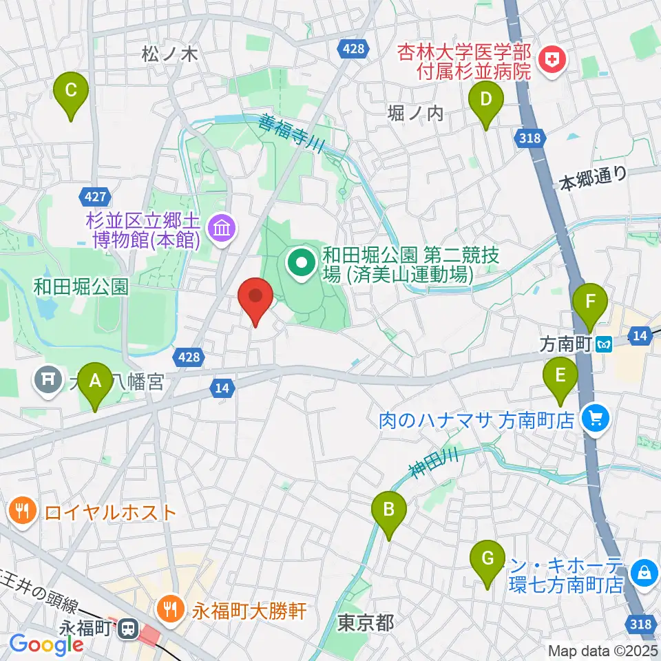 Salon O周辺のホテル一覧地図