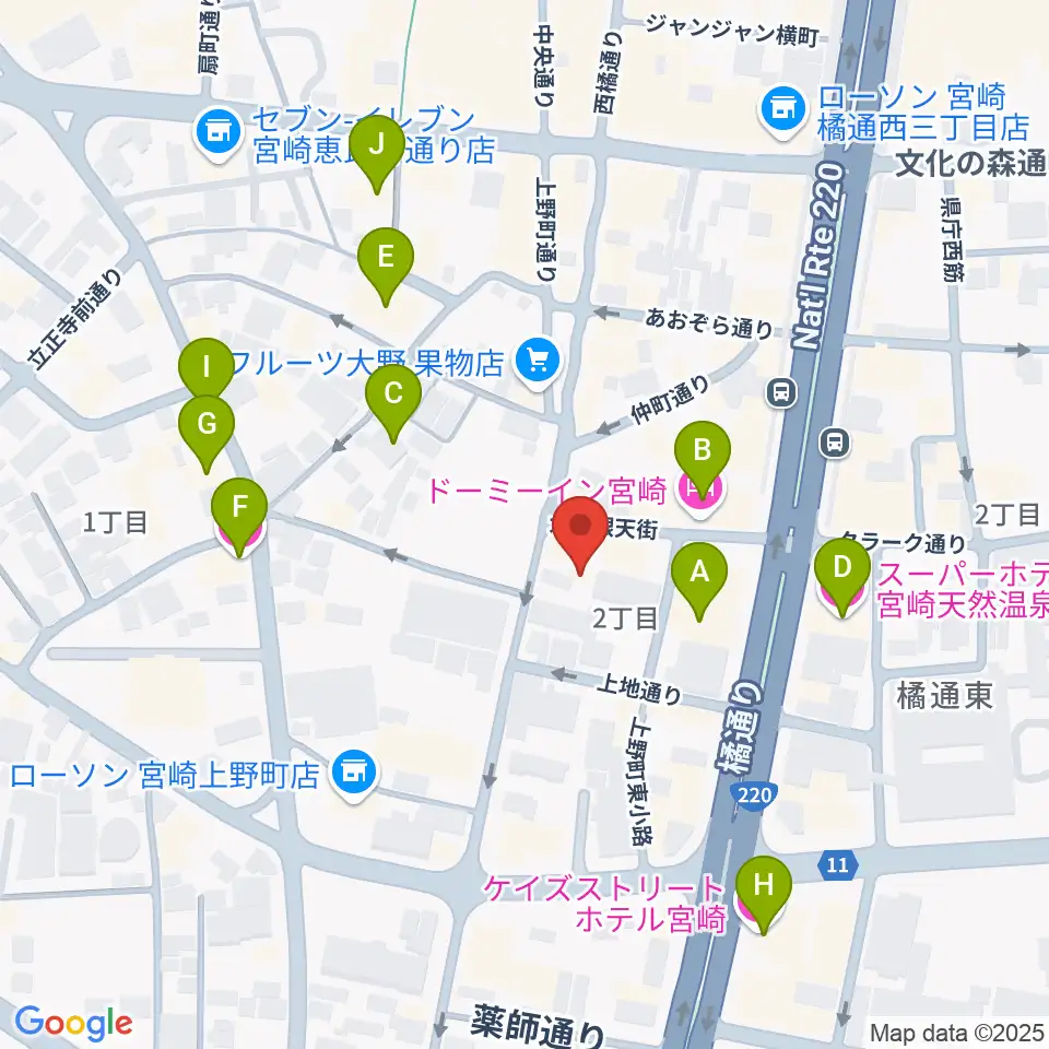 CDプレス匠周辺のホテル一覧地図