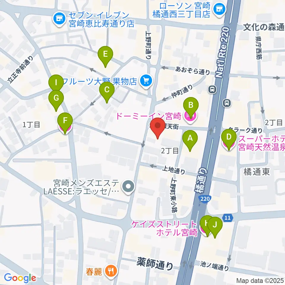 CDプレス匠周辺のホテル一覧地図