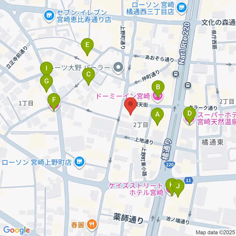 CDプレス匠周辺のホテル一覧地図