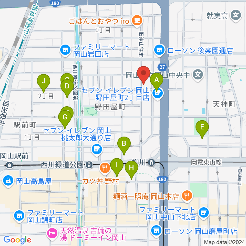 ROCK FIELD周辺のホテル一覧地図