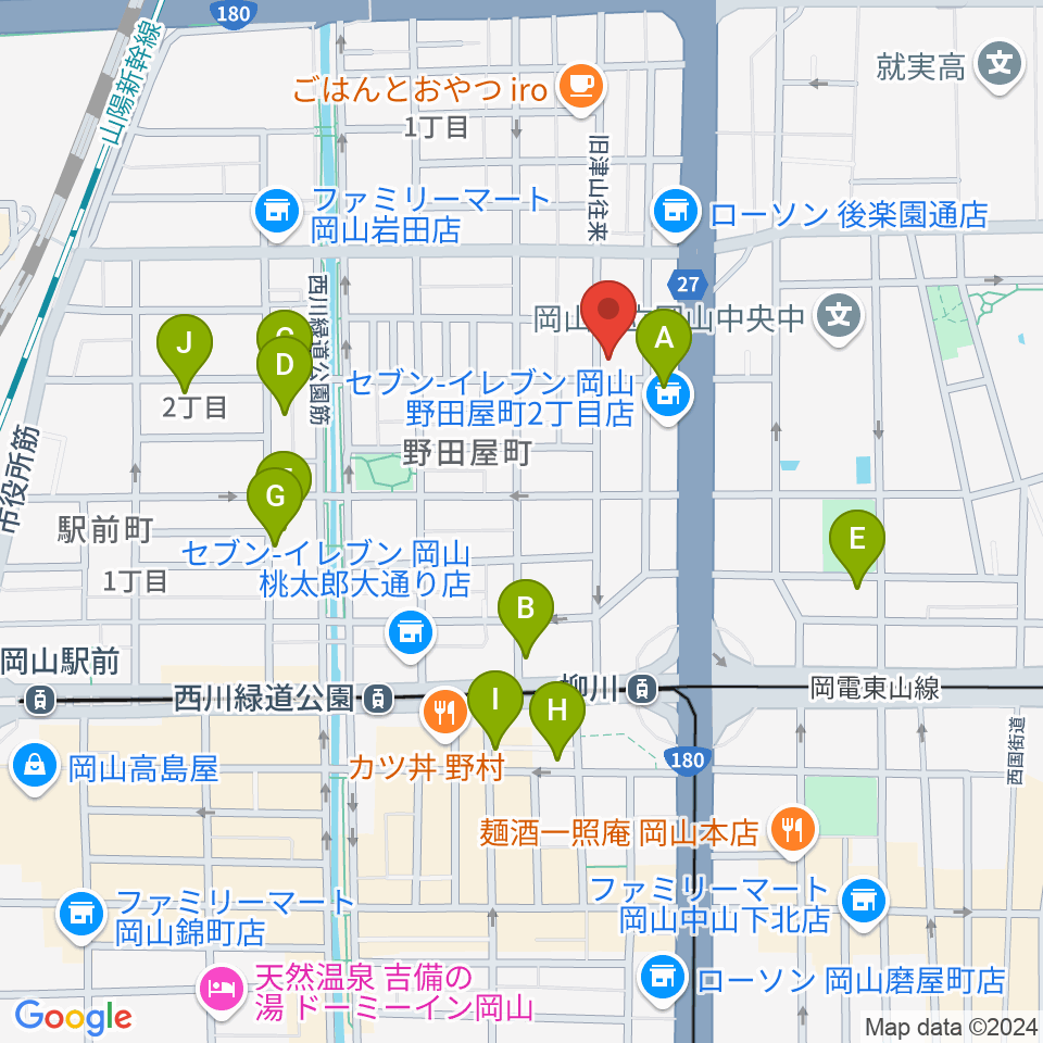 ROCK FIELD周辺のホテル一覧地図