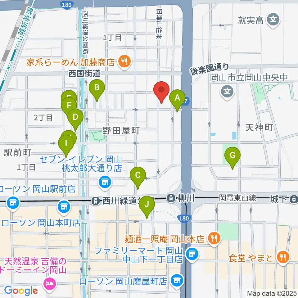 ROCK FIELD周辺のホテル一覧地図