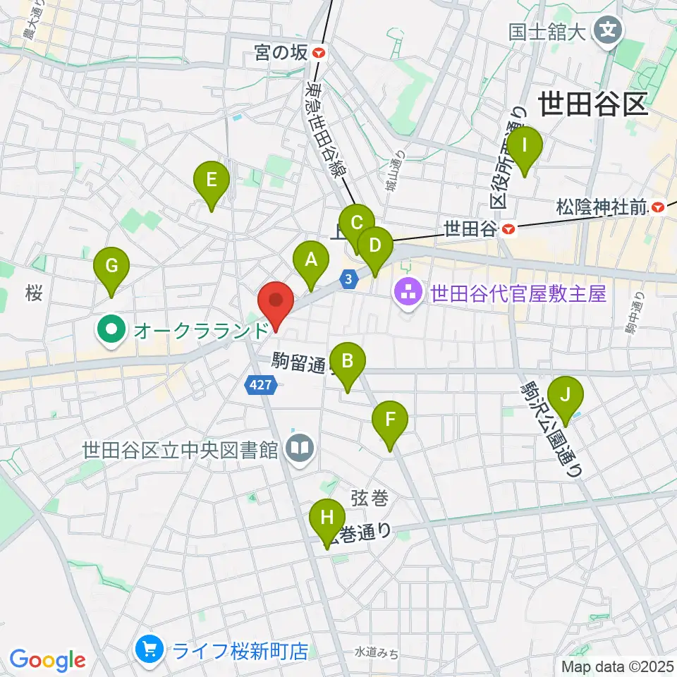ハイエースサウンドシステムズ周辺のホテル一覧地図