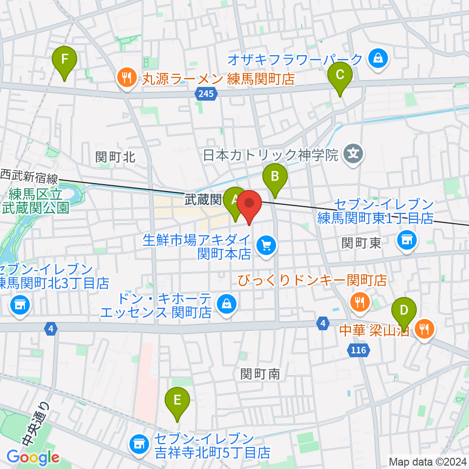 スタヂオワイズ周辺のホテル一覧地図