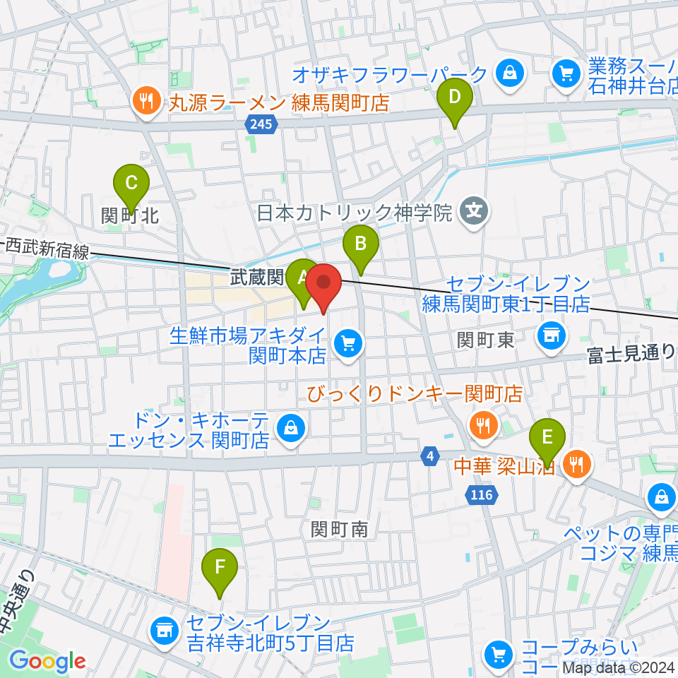 スタヂオワイズ周辺のホテル一覧地図