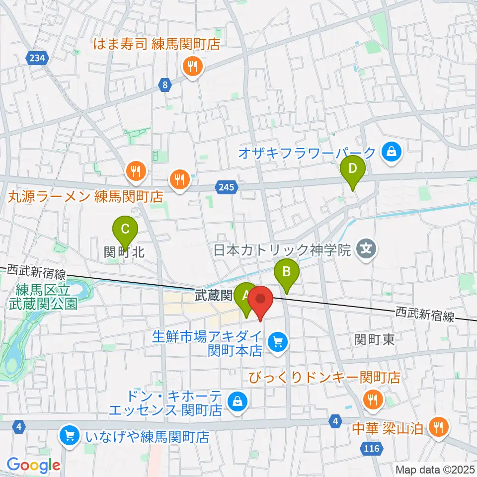 スタヂオワイズ周辺のホテル一覧地図