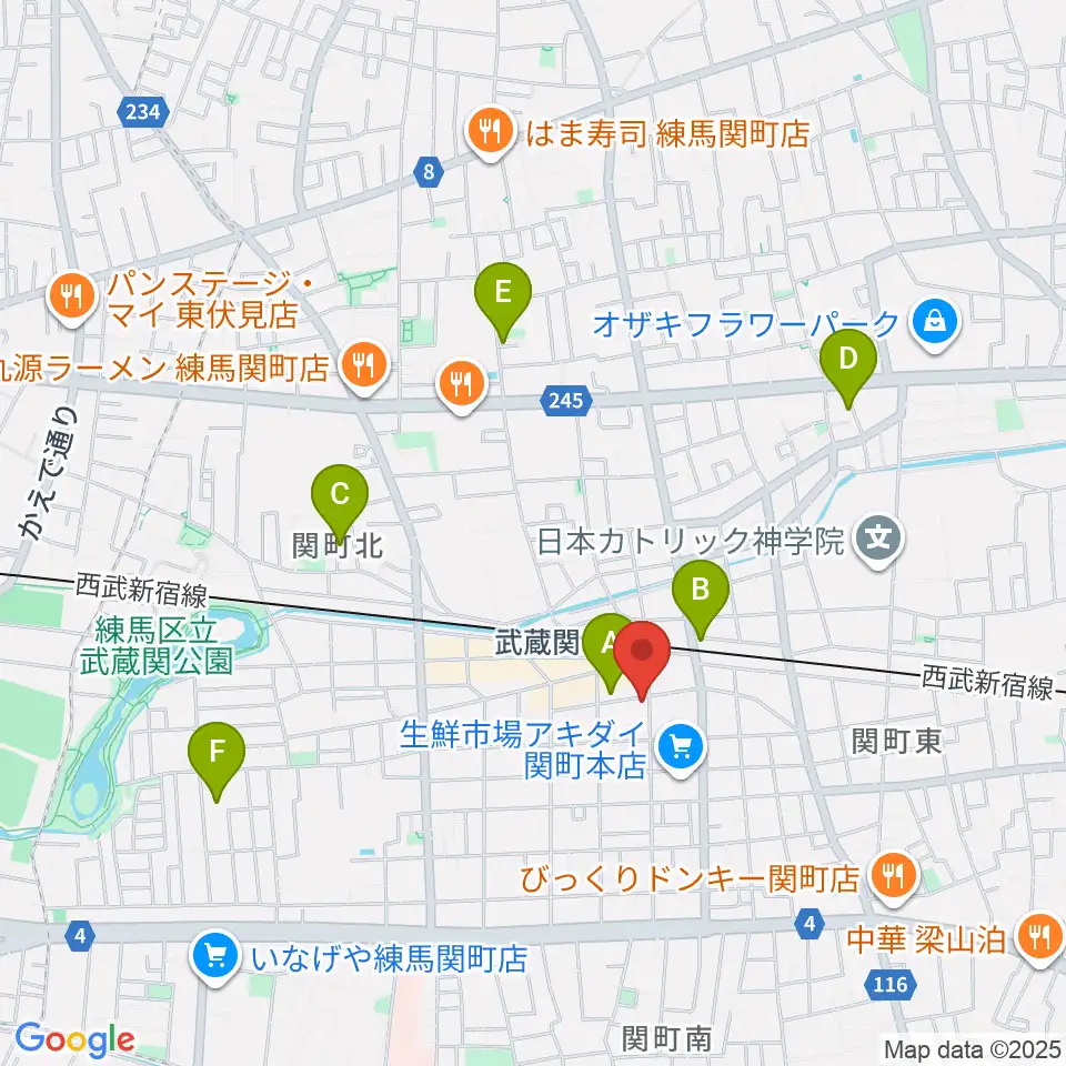 スタヂオワイズ周辺のホテル一覧地図