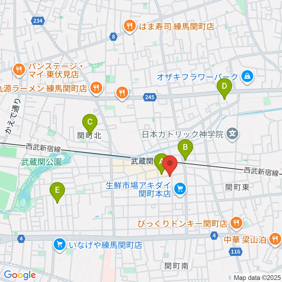 スタヂオワイズ周辺のホテル一覧地図