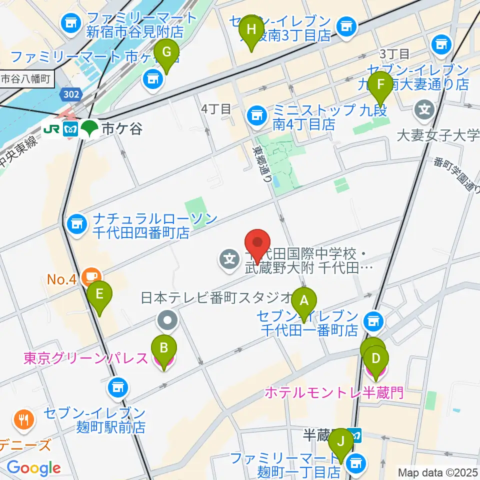 東京ビジュアルアーツ周辺のホテル一覧地図