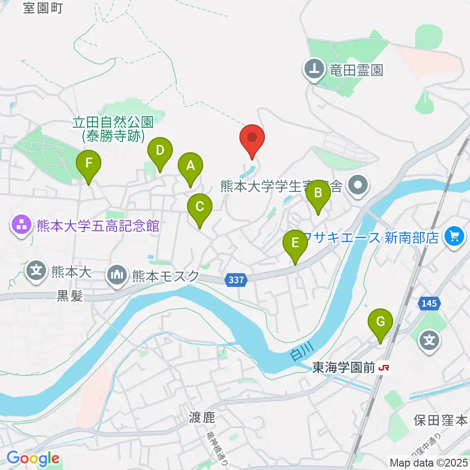 Sonare 森のピアノ教室周辺のホテル一覧地図