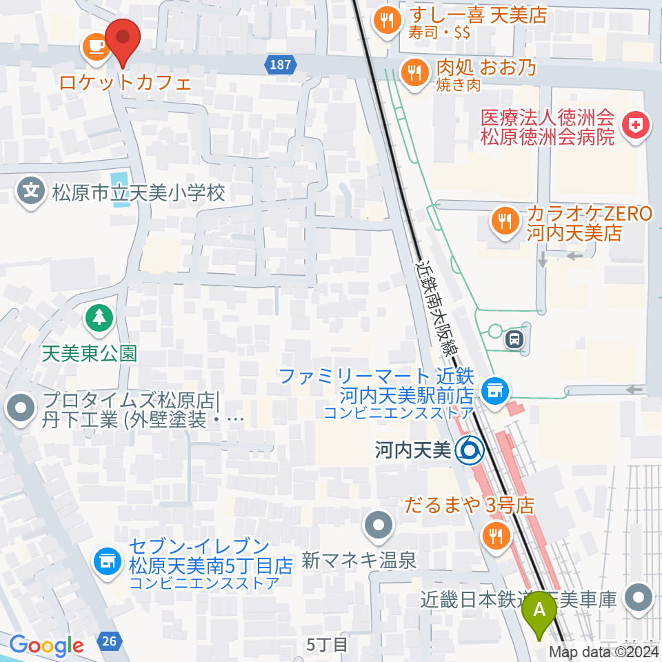 ハウスムジーク音楽教室周辺のホテル一覧地図