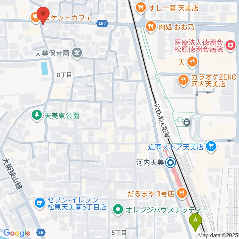 ハウスムジーク音楽教室周辺のホテル一覧地図