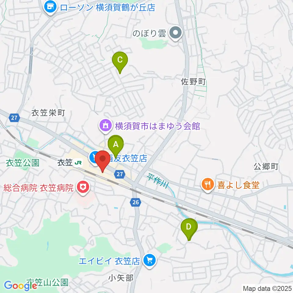 石田音楽院周辺のホテル一覧地図