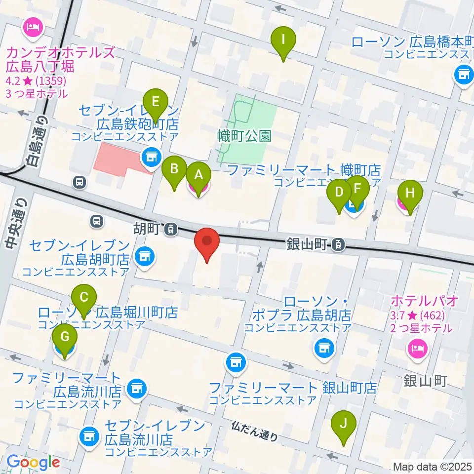 NORI SOUND周辺のホテル一覧地図